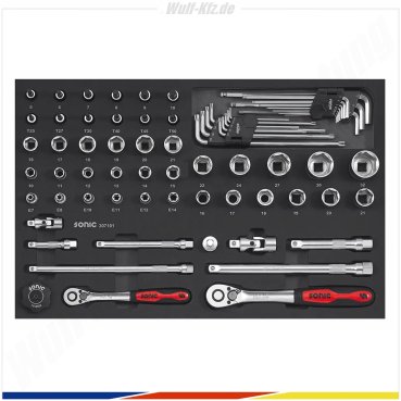 Preview: Sonic gefüllter Servicewagen NEXT S4 / 140-tlg.